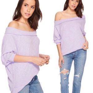 Free People Palisades Top - Lilac - Like New!